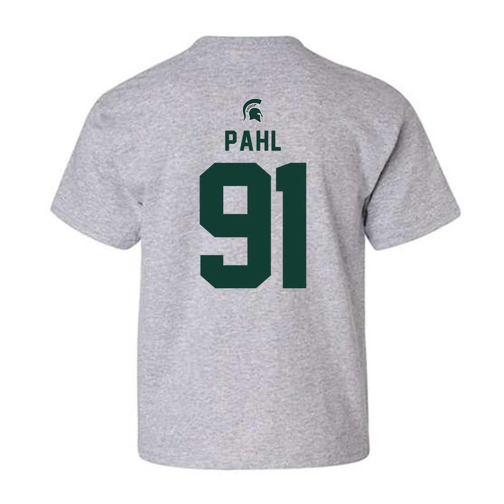 Michigan State - NCAA Football : Jackson Pahl - Generic Shersey Youth T-Shirt-1