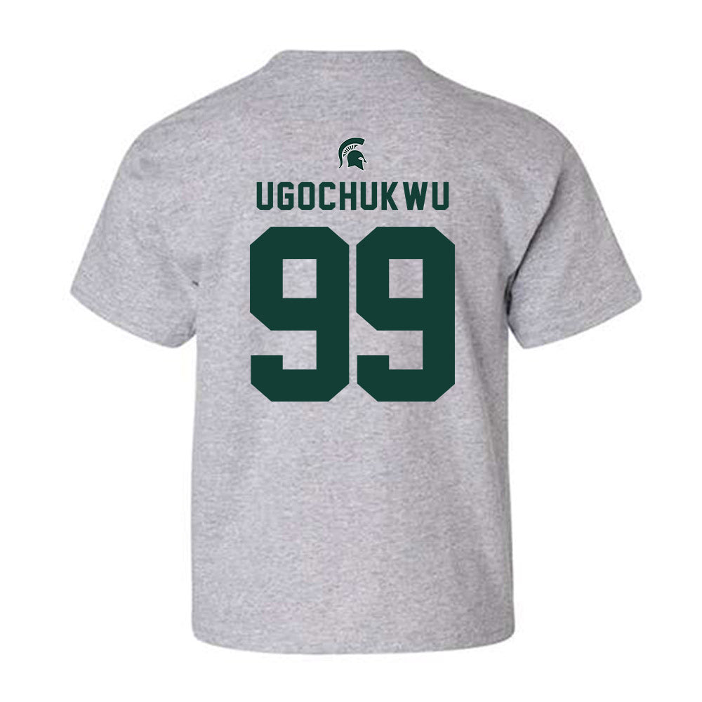 Michigan State - NCAA Men's Basketball : Divine-Collins Ugochukwu - Generic Shersey Youth T-Shirt-1