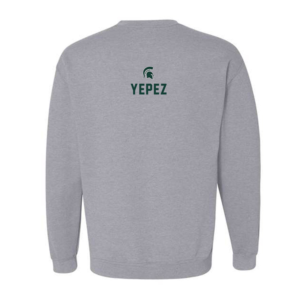 Michigan State - NCAA Cheerleading : Edwin Yepez - Generic Shersey Crewneck Sweatshirt-1