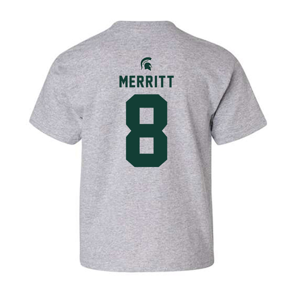 Michigan State - NCAA Men's Soccer : Miles Merritt - Generic Shersey Youth T-Shirt-1