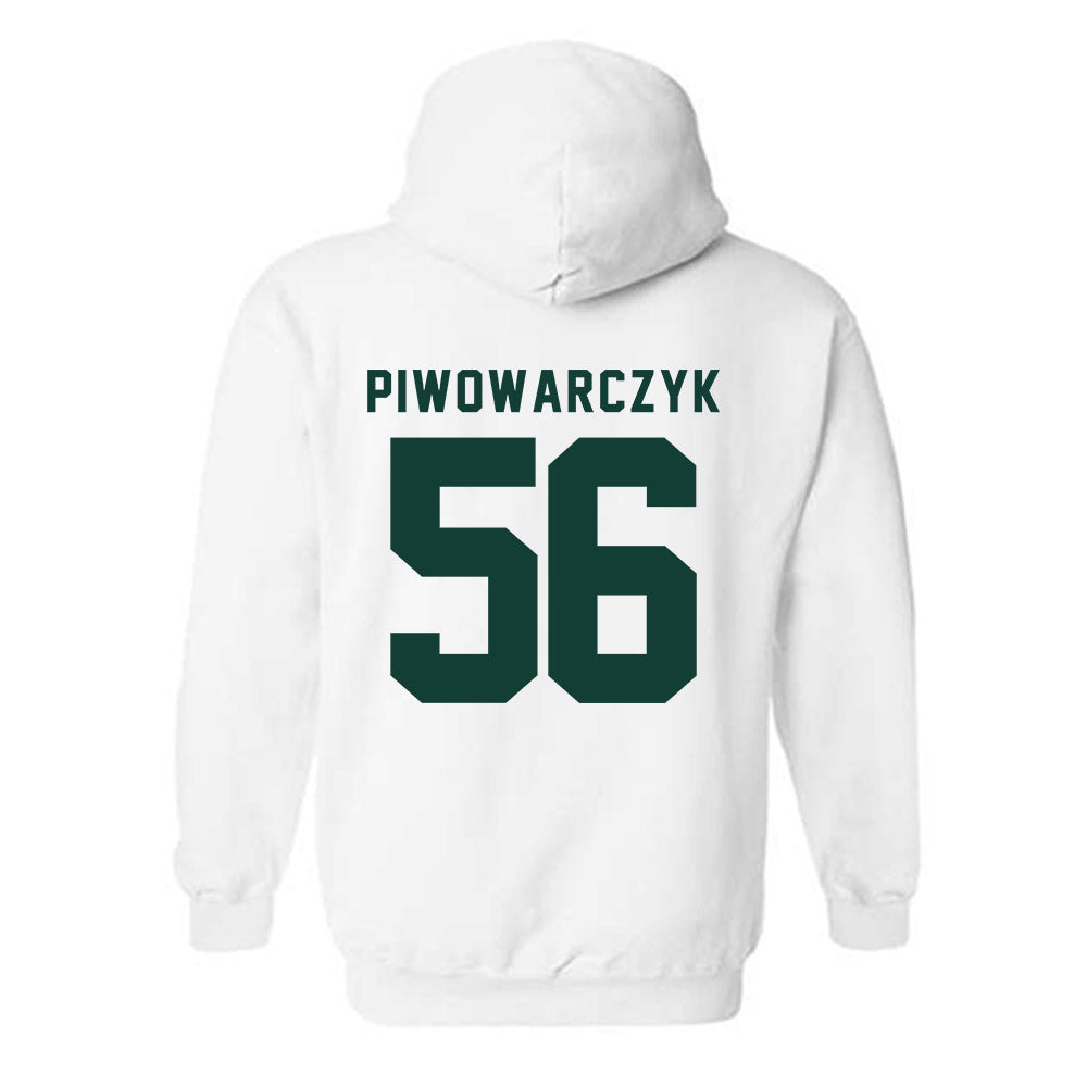 Michigan State - NCAA Football : Chris Piwowarczyk - Generic Shersey Hooded Sweatshirt-1