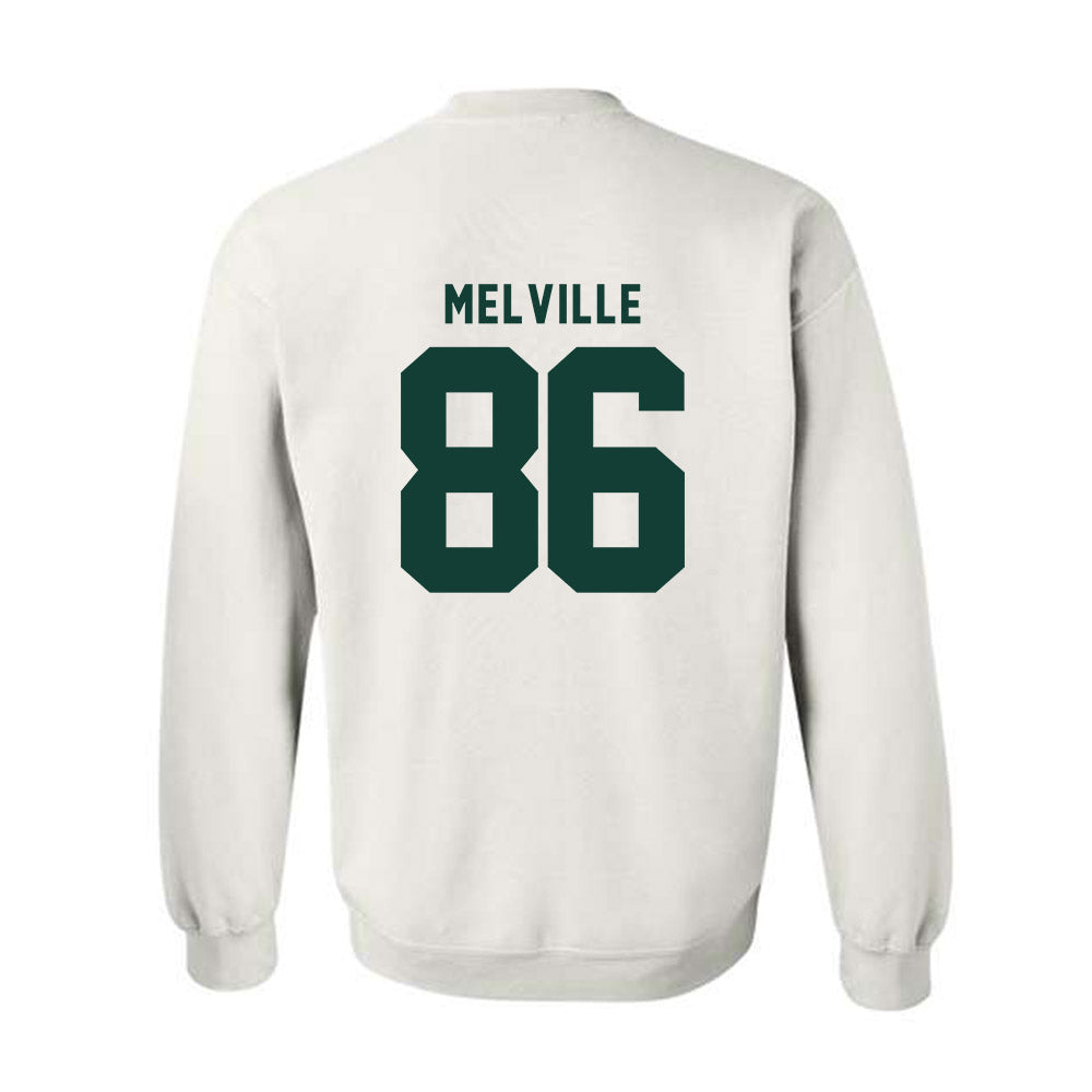 Michigan State - NCAA Football : Ethan Melville - Generic Shersey Crewneck Sweatshirt-1