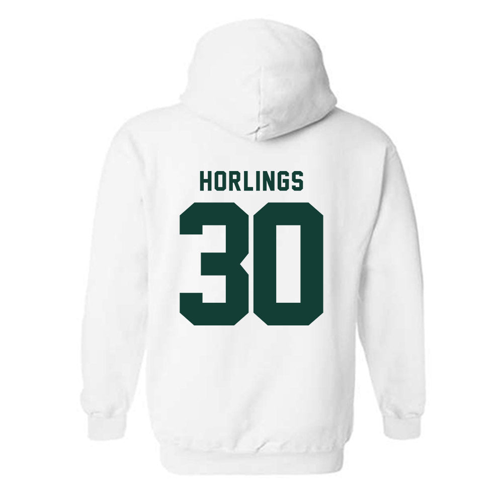 Michigan State - NCAA Men's Soccer : Ezra Horlings - Generic Shersey Hooded Sweatshirt-1