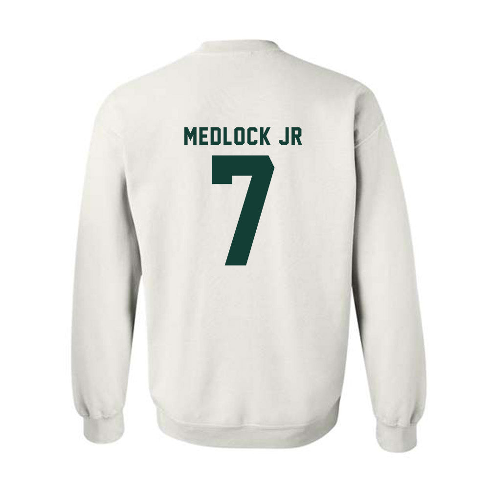 Michigan State - NCAA Men's Basketball : Carlos Medlock jr - Generic Shersey Crewneck Sweatshirt-1