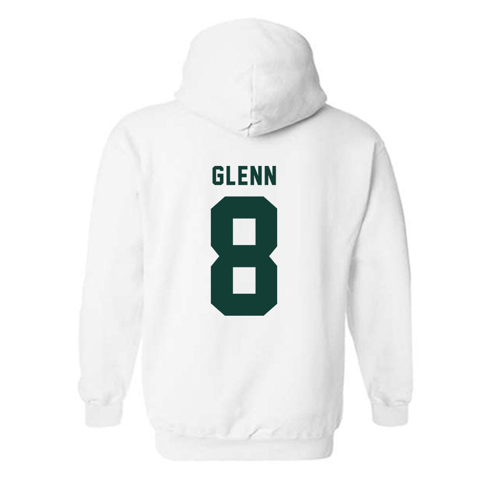 Michigan State - NCAA Men's Basketball : Kaleb Glenn - Generic Shersey Hooded Sweatshirt-1