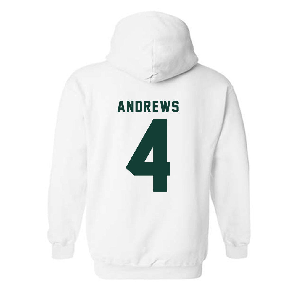 Michigan State - NCAA Women's Volleyball : Madi Andrews - Generic Shersey Hooded Sweatshirt-1