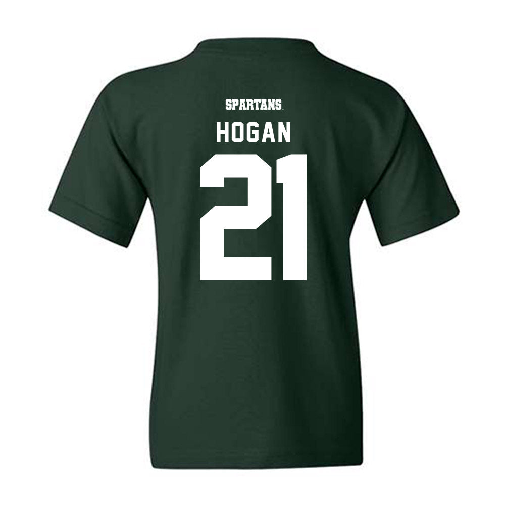 Michigan State - NCAA Men's Soccer : Thatcher Hogan - Classic Shersey Youth T-Shirt-1