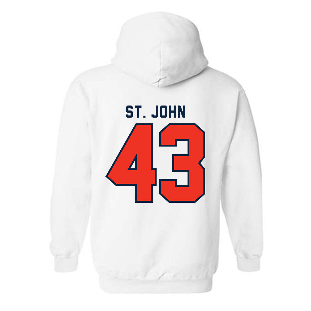 Syracuse - NCAA Football : Garvin St. John - Classic Shersey Hooded Sweatshirt