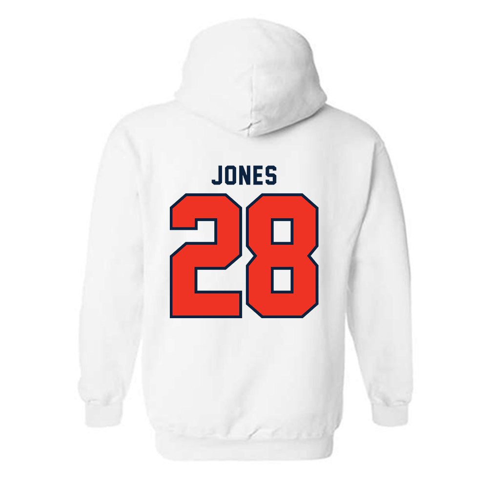 Syracuse - NCAA Women's Lacrosse : Harper Jones - Classic Shersey Hooded Sweatshirt-1