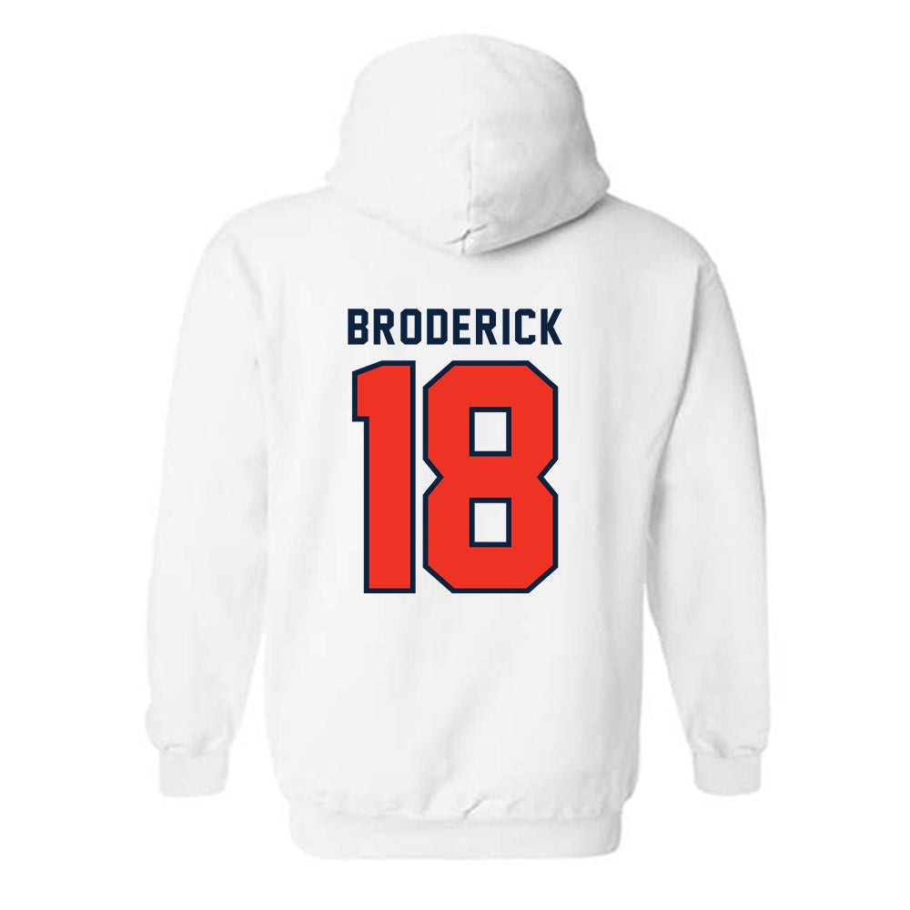 Syracuse - NCAA Women's Ice Hockey : Maryn Broderick - Classic Shersey Hooded Sweatshirt-1