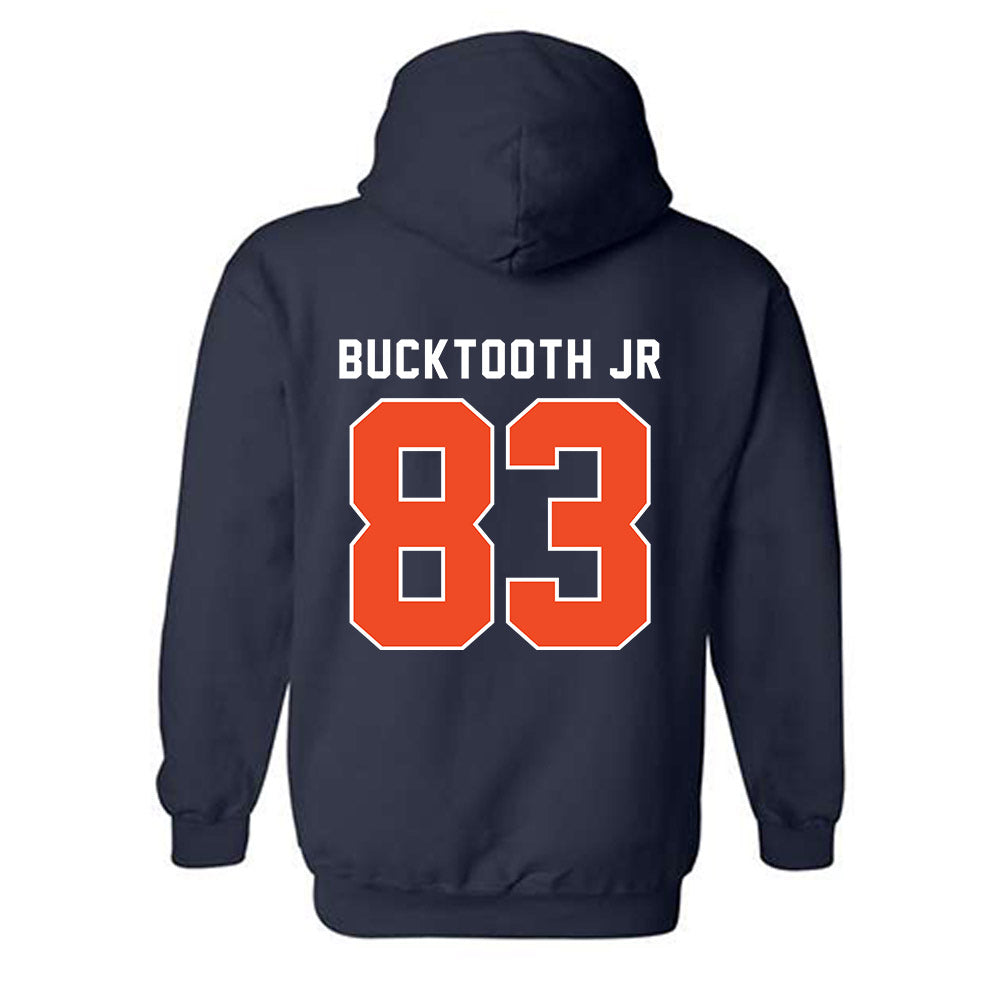 Syracuse - NCAA Men's Lacrosse : Brett Bucktooth Jr - Classic Shersey Hooded Sweatshirt-1