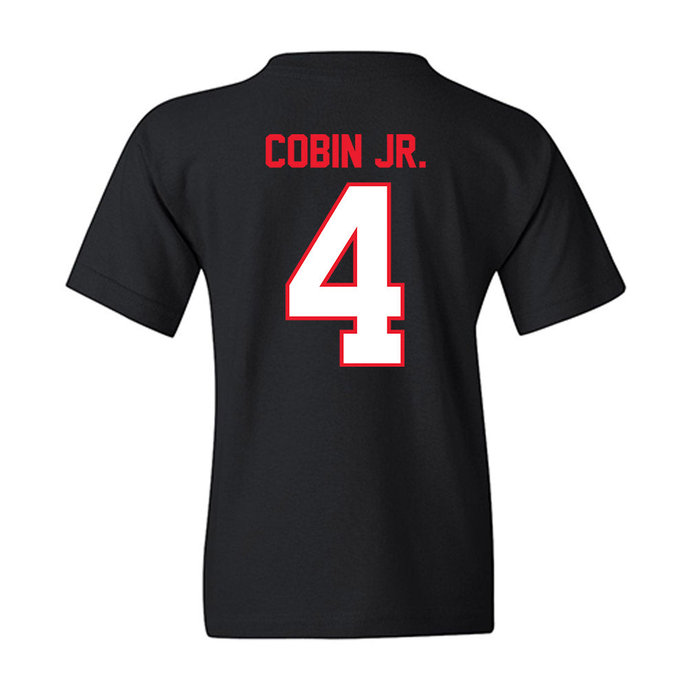 Pitt State - NCAA Men's Basketball : David Cobin Jr. - Youth T-Shirt-1