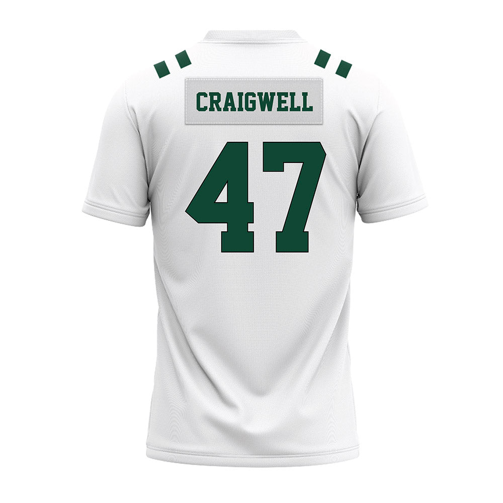 Portland State - NCAA Football : Justin Craigwell - White Premium Football Jersey-1