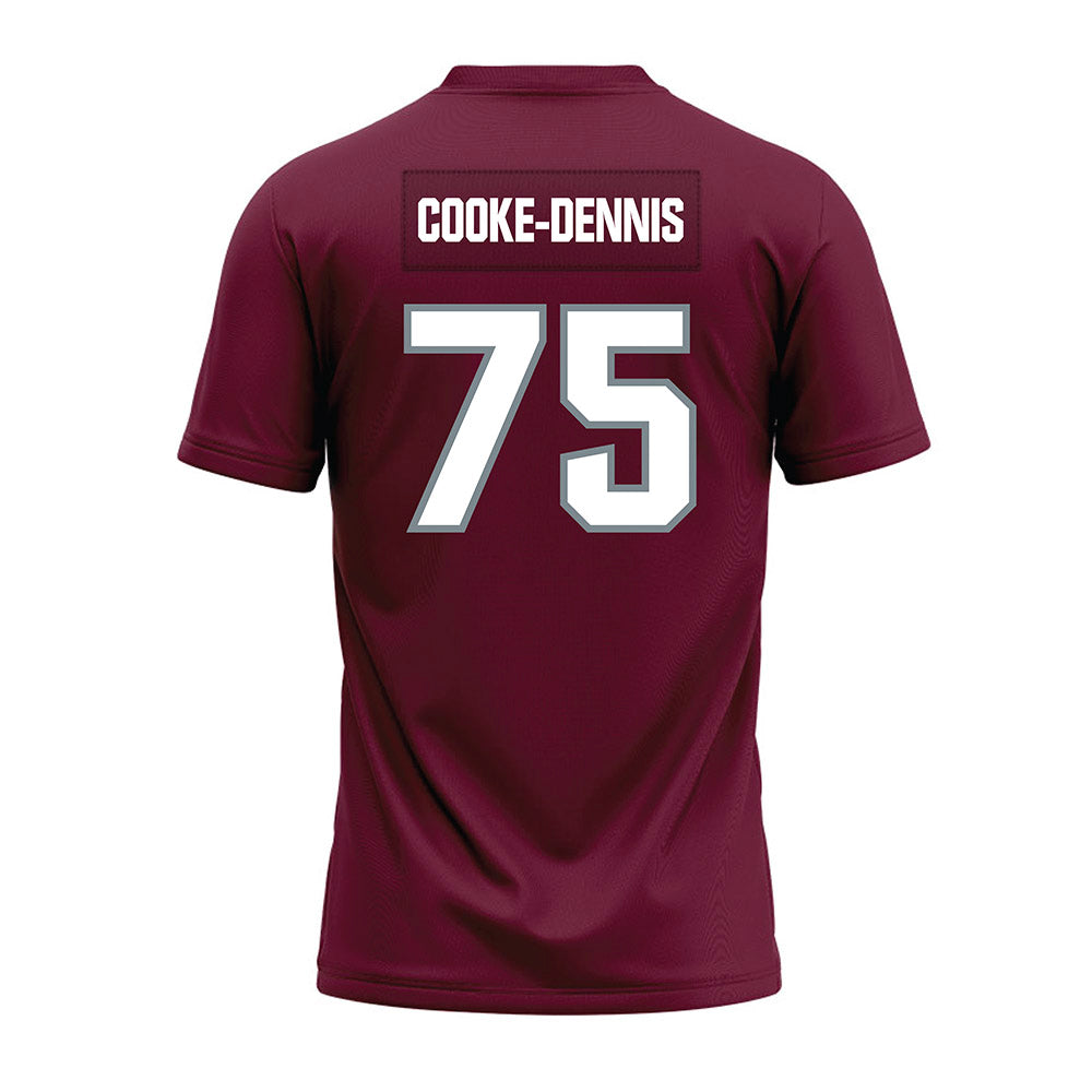 SIU Carbondale - NCAA Football : Tristan Cooke-Dennis - Premium Football Jersey-1