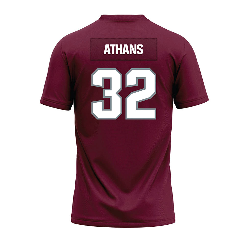 SIU Carbondale - NCAA Football : Jimmy Athans - Premium Football Jersey-1