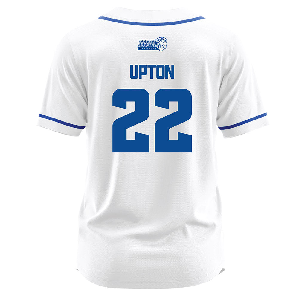 UAH - NCAA Baseball : Jayce Upton - White Jersey-1