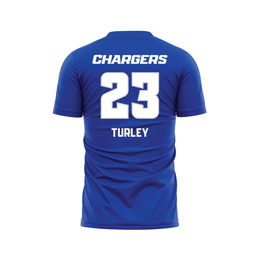 UAH - NCAA Women's Soccer : Erin Turley - Blue Soccer Jersey-1