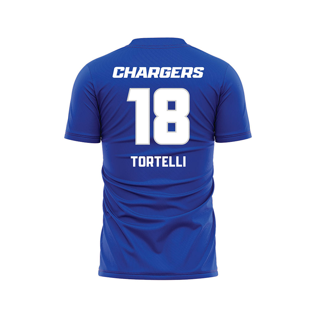 UAH - NCAA Women's Soccer : Michella Tortelli - Blue Soccer Jersey-1