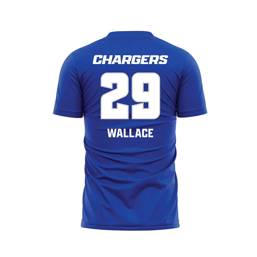 UAH - NCAA Women's Soccer : Anna Kate Wallace - Blue Soccer Jersey-1