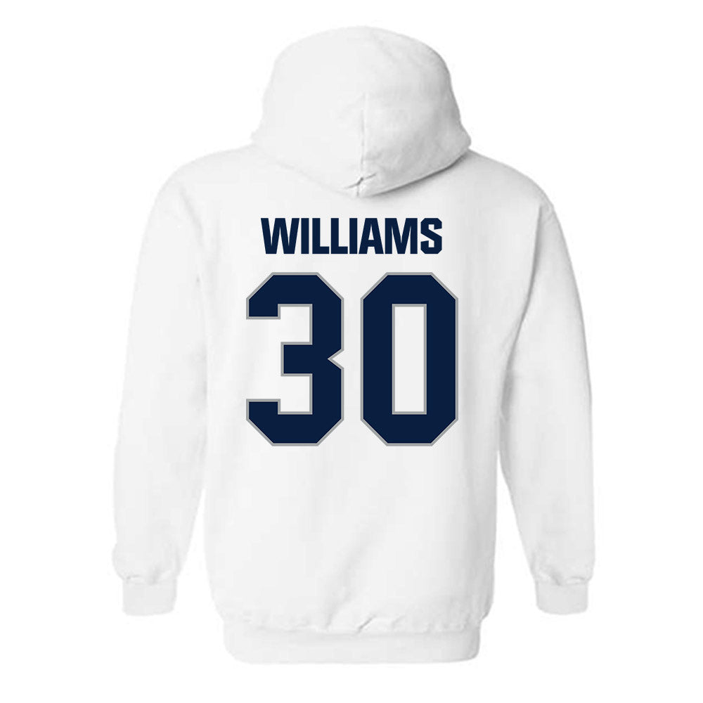 Longwood - NCAA Men's Basketball : Jerome Williams - Classic Shersey Hooded Sweatshirt-1