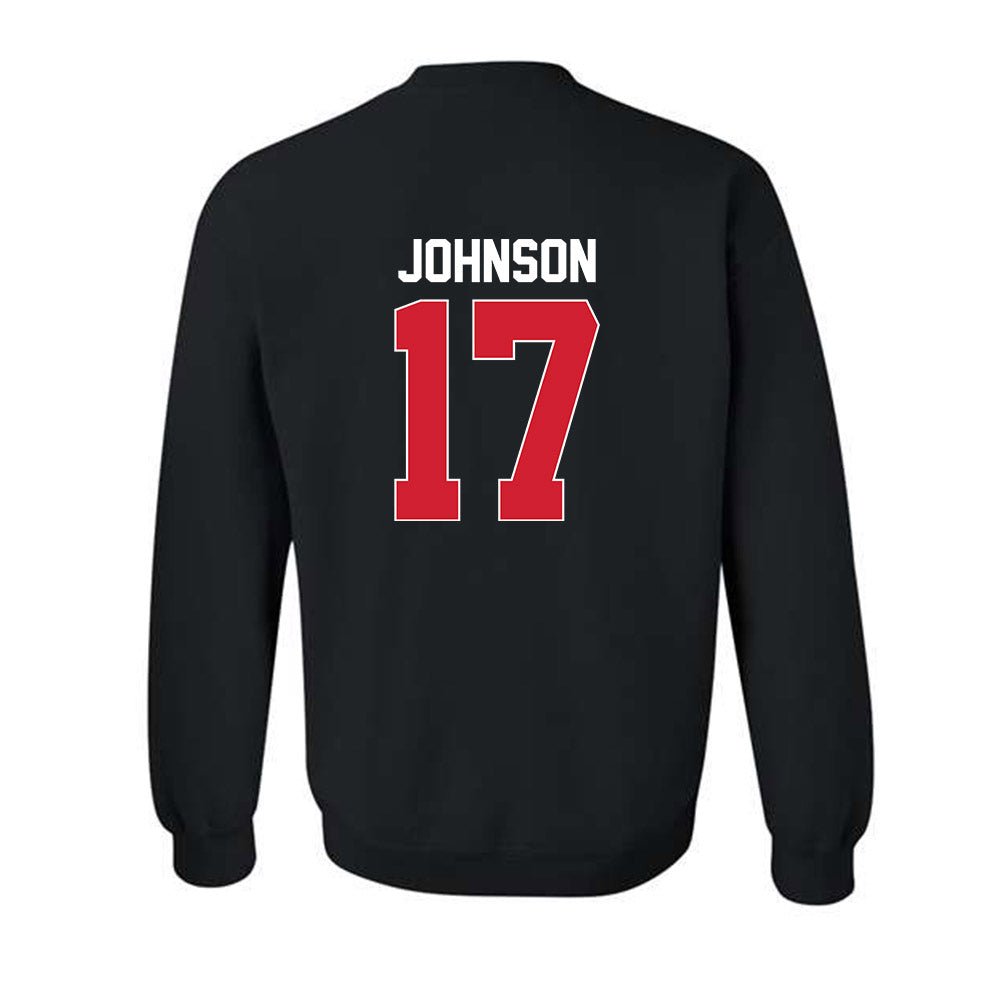 Rutgers - NCAA Football : MJ Johnson - Phase 1 Shersey Crewneck Sweatshirt-1