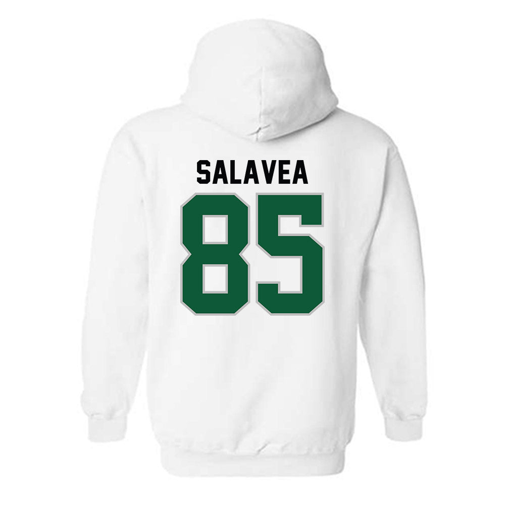 Hawaii - NCAA Football : Oakie Salavea - Classic Shersey Hooded Sweatshirt-1
