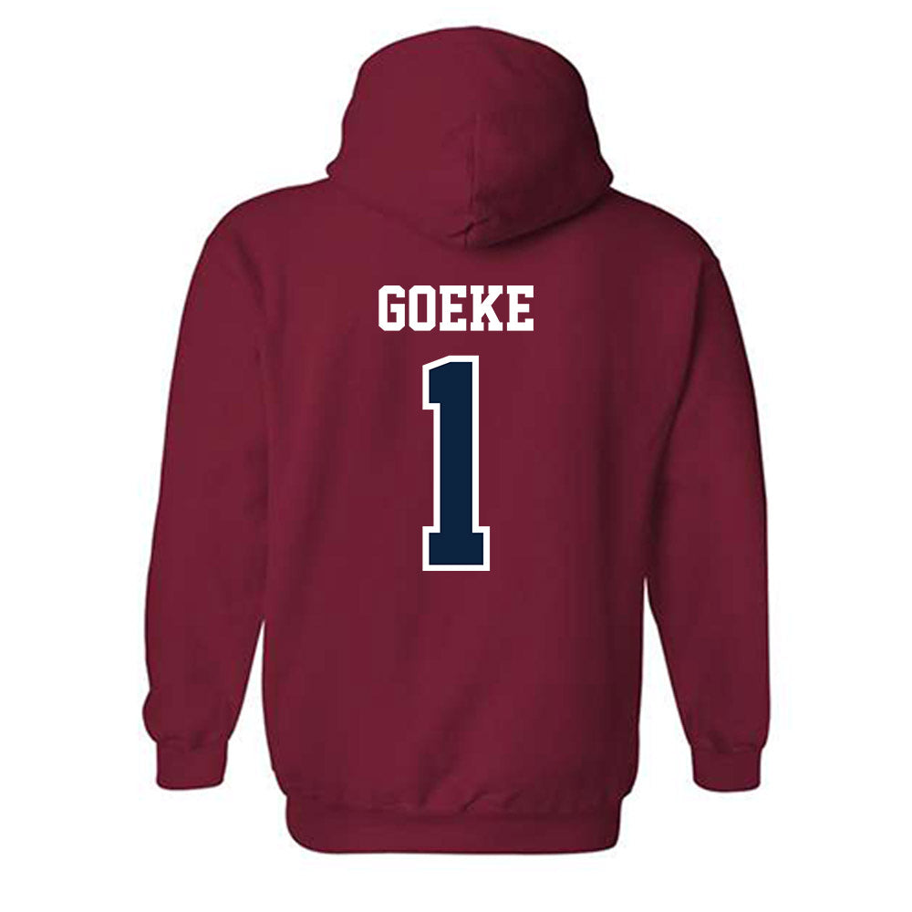 RSU - NCAA Baseball : Kade Goeke - Classic Shersey Hooded Sweatshirt-1