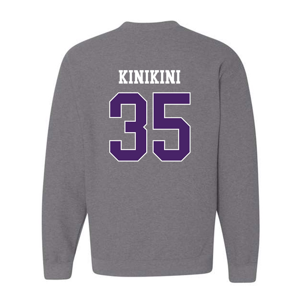 Weber - NCAA Football : Semisi Kinikini - Classic Shersey Crewneck Sweatshirt-1