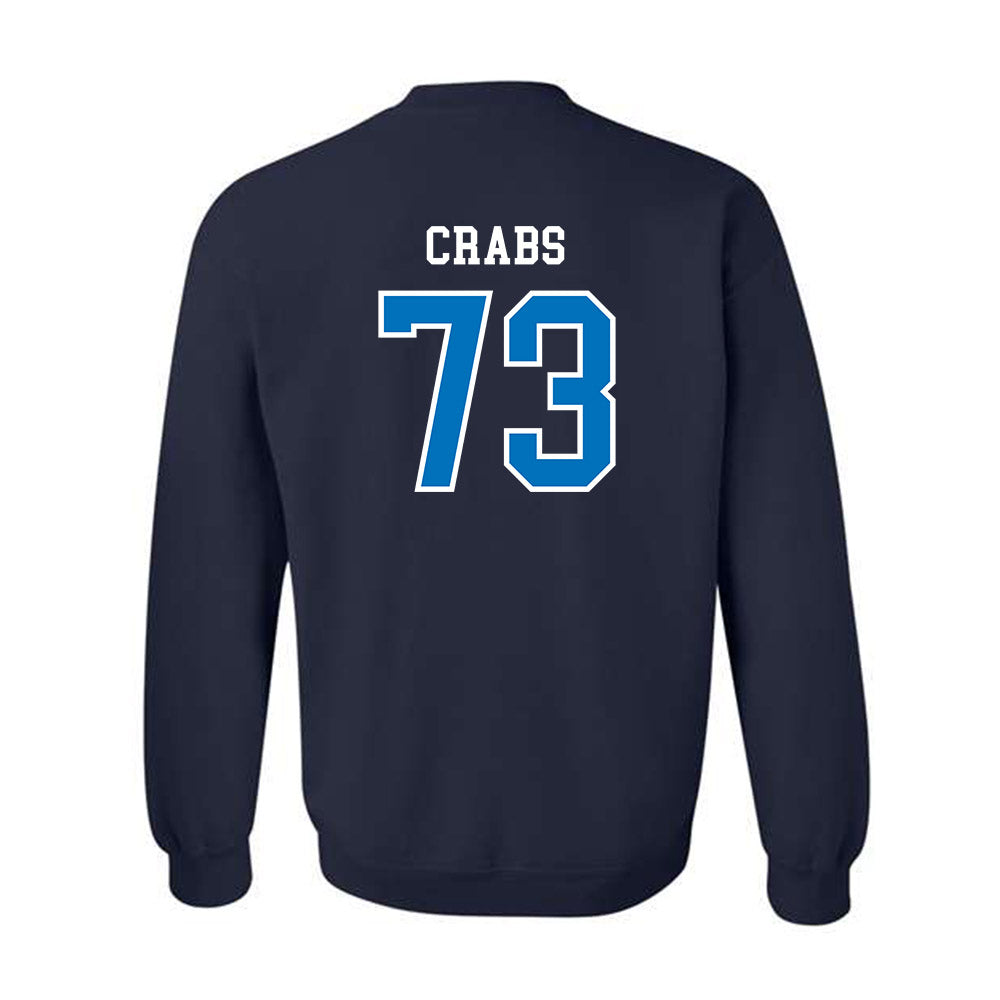 UWF - NCAA Football : Logan Crabs - Classic Shersey Crewneck Sweatshirt-1