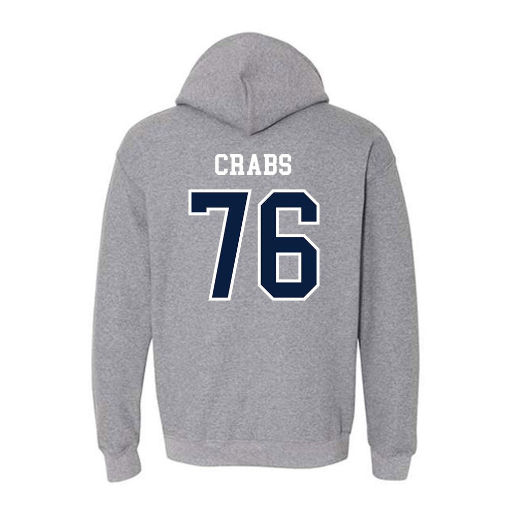UWF - NCAA Football : Logan Crabs - Classic Shersey Hooded Sweatshirt-1