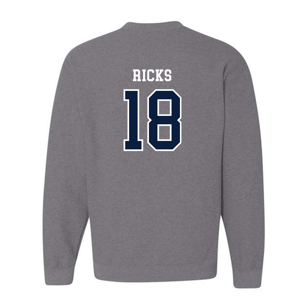 UWF - NCAA Baseball : Tucker Ricks - Classic Shersey Crewneck Sweatshirt-1