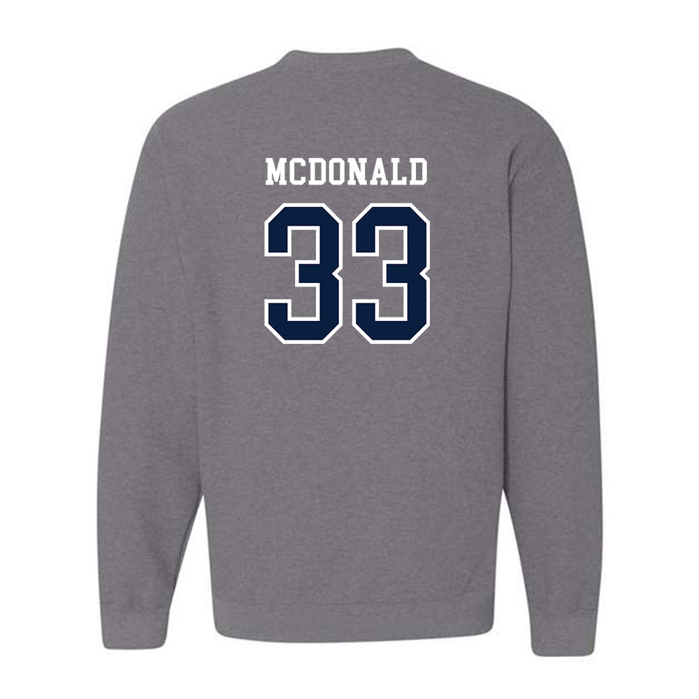 UWF - NCAA Baseball : Brooks McDonald - Classic Shersey Crewneck Sweatshirt-1