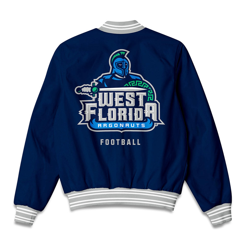 UWF - NCAA Football : Logan Crabs - Bomber Jacket-1