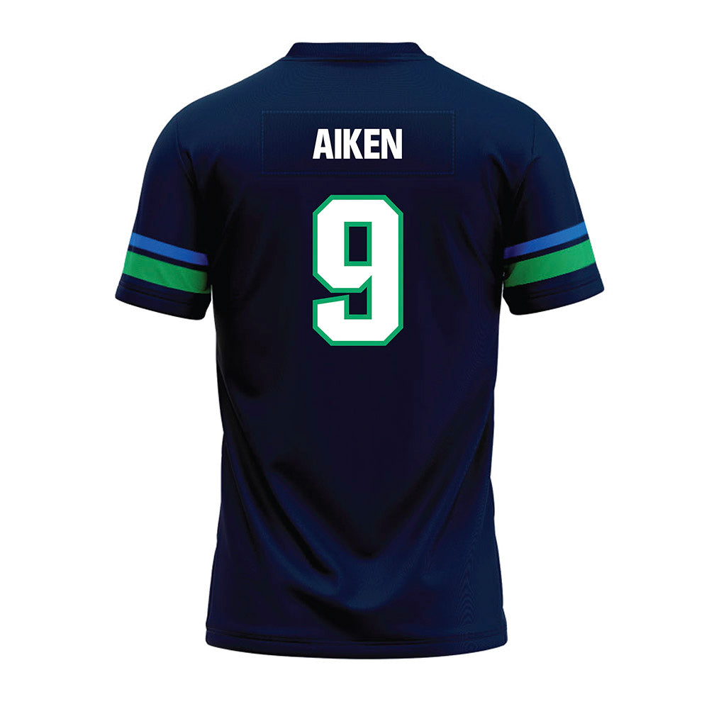 UWF - NCAA Football : Adam Aiken - Navy Premium Football Jersey-1