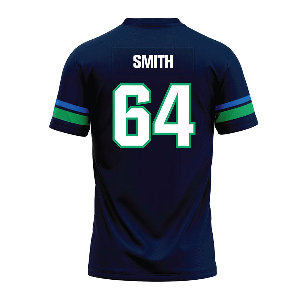 UWF - NCAA Football : Teddy Smith - Navy Premium Football Jersey-1