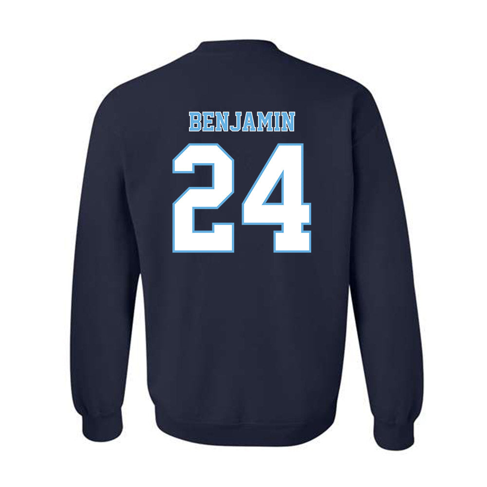 San Diego - NCAA Men's Basketball : Brandon Benjamin - Crewneck Sweatshirt-1