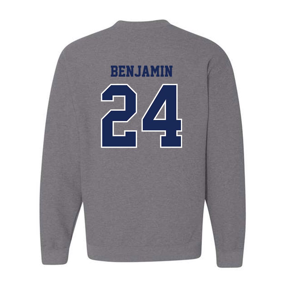 San Diego - NCAA Men's Basketball : Brandon Benjamin - Crewneck Sweatshirt-1