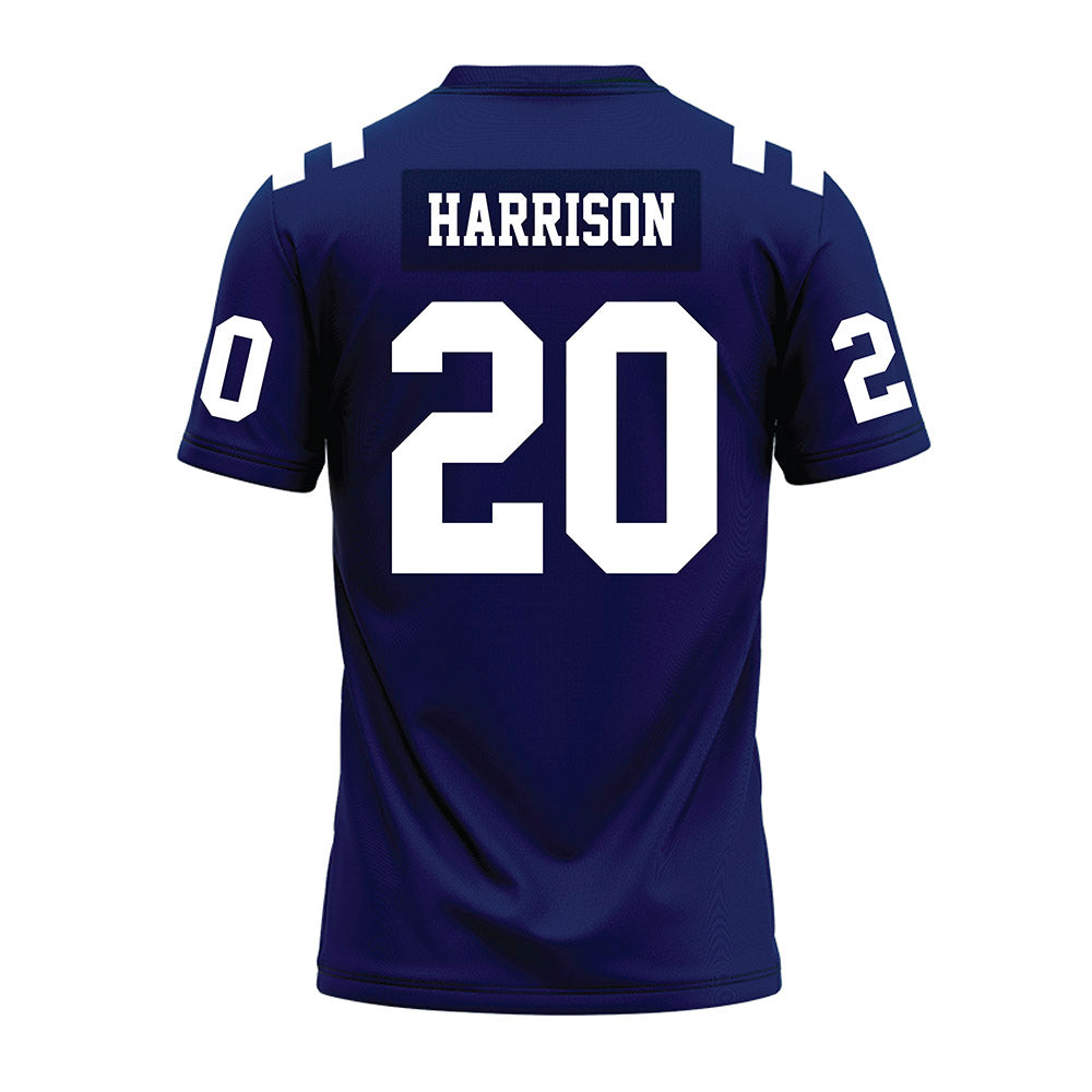 San Diego - NCAA Football : Ian Harrison - Blue Premium Football Jersey-1