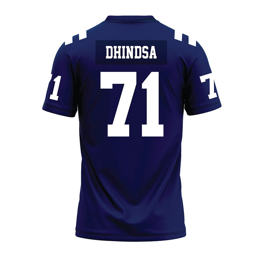 San Diego - NCAA Football : Avi Dhindsa - Blue Premium Football Jersey-1