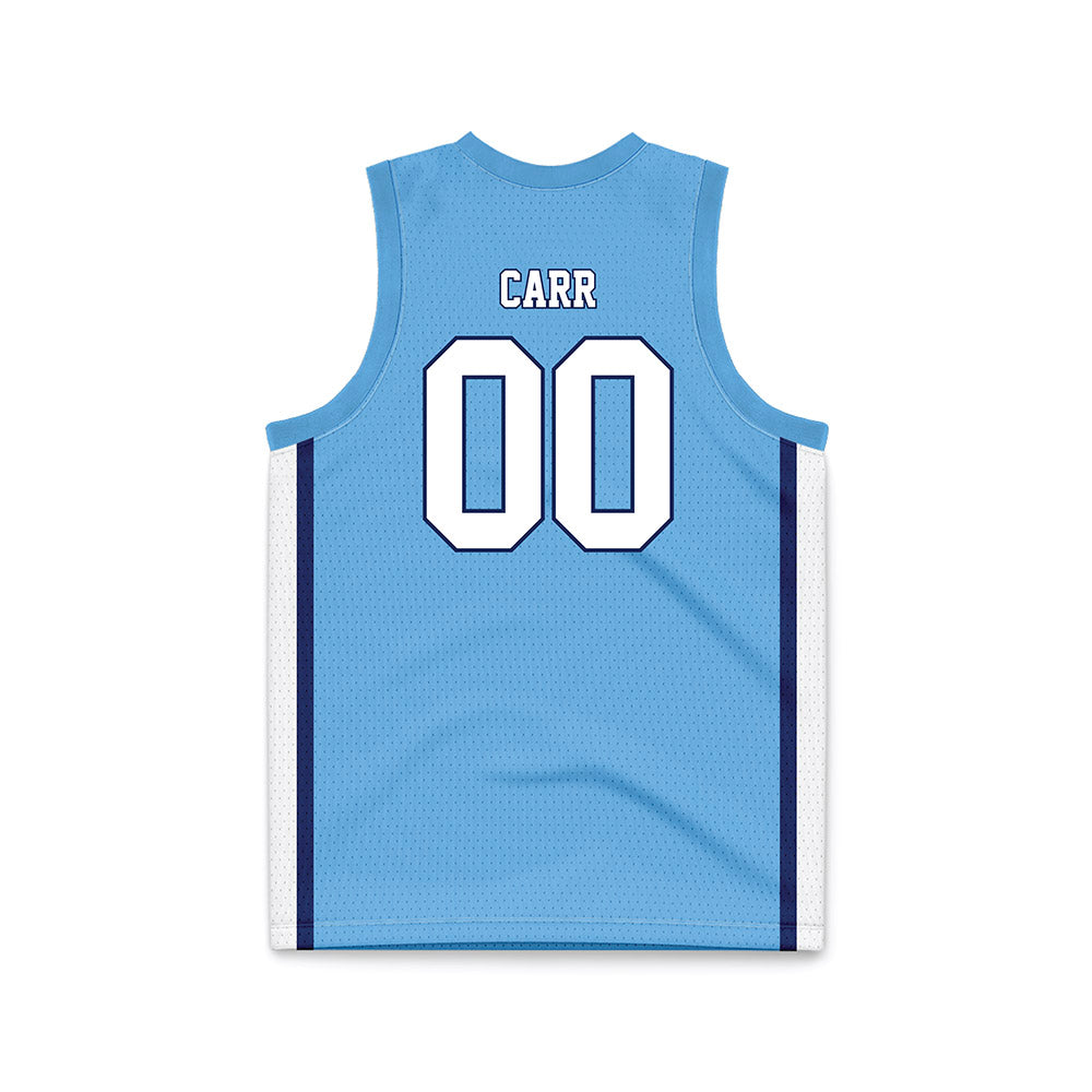San Diego - NCAA Women's Basketball : Erica Carr - Blue Basketball Jersey-1