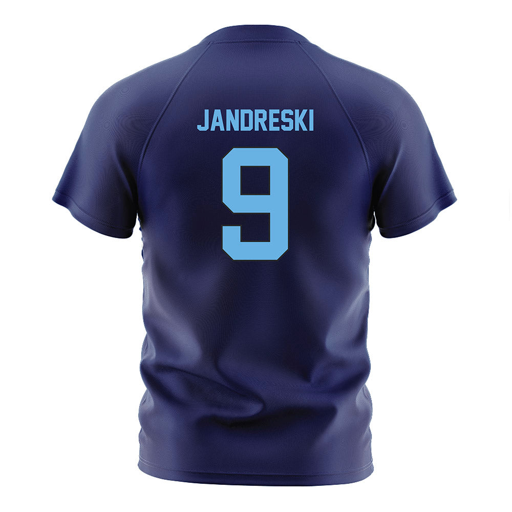 San Diego - NCAA Women's Soccer : Olivia Jandreski - Blue Soccer Jersey-1