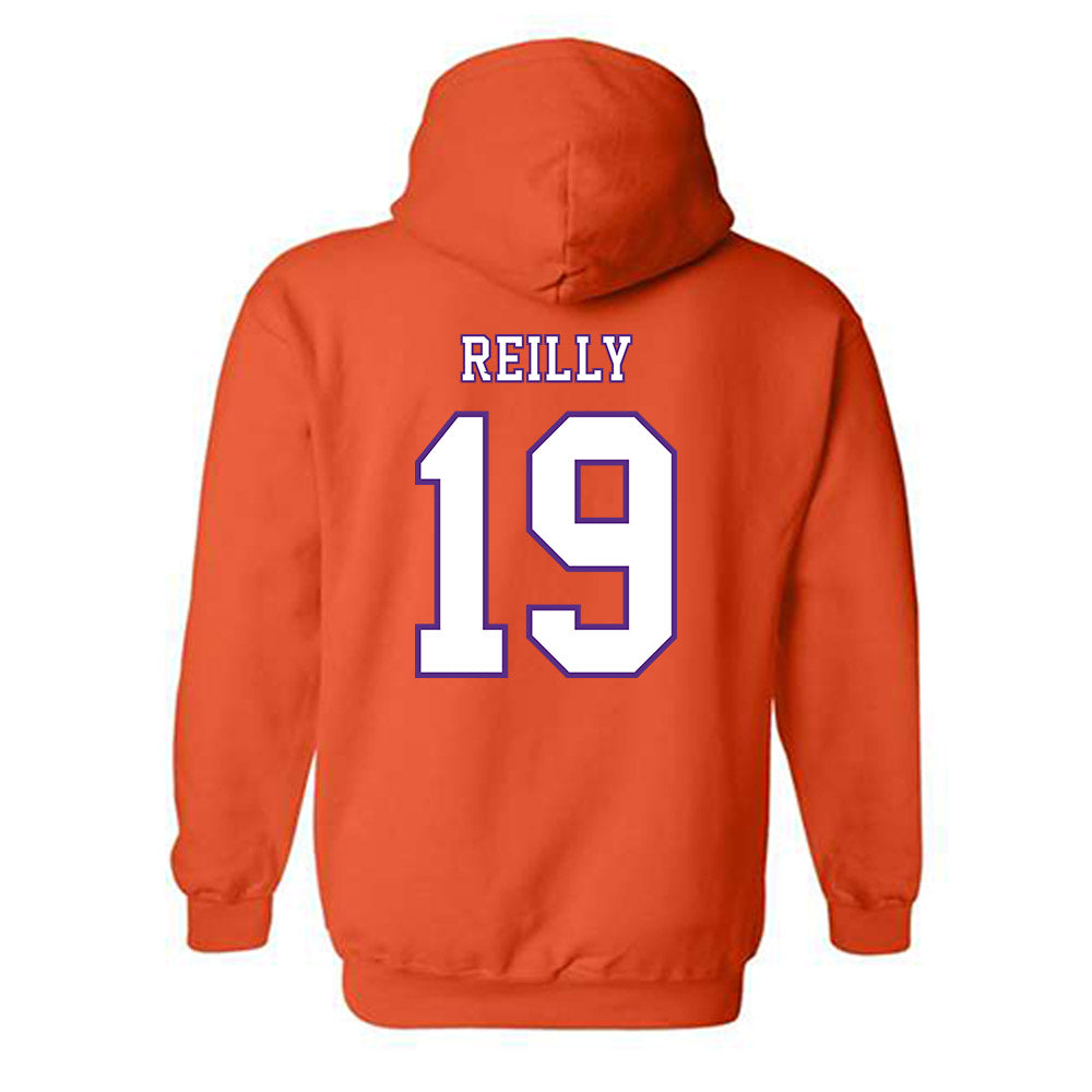 Clemson - NCAA Football : Brayden Reilly - Replica Shersey Hooded Sweatshirt-1