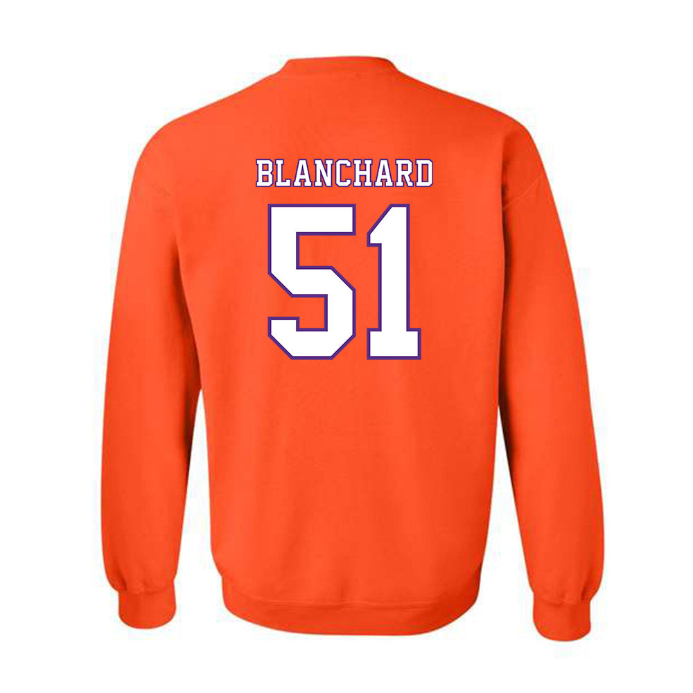 Clemson - NCAA Football : Gavin Blanchard - Replica Shersey Crewneck Sweatshirt-1
