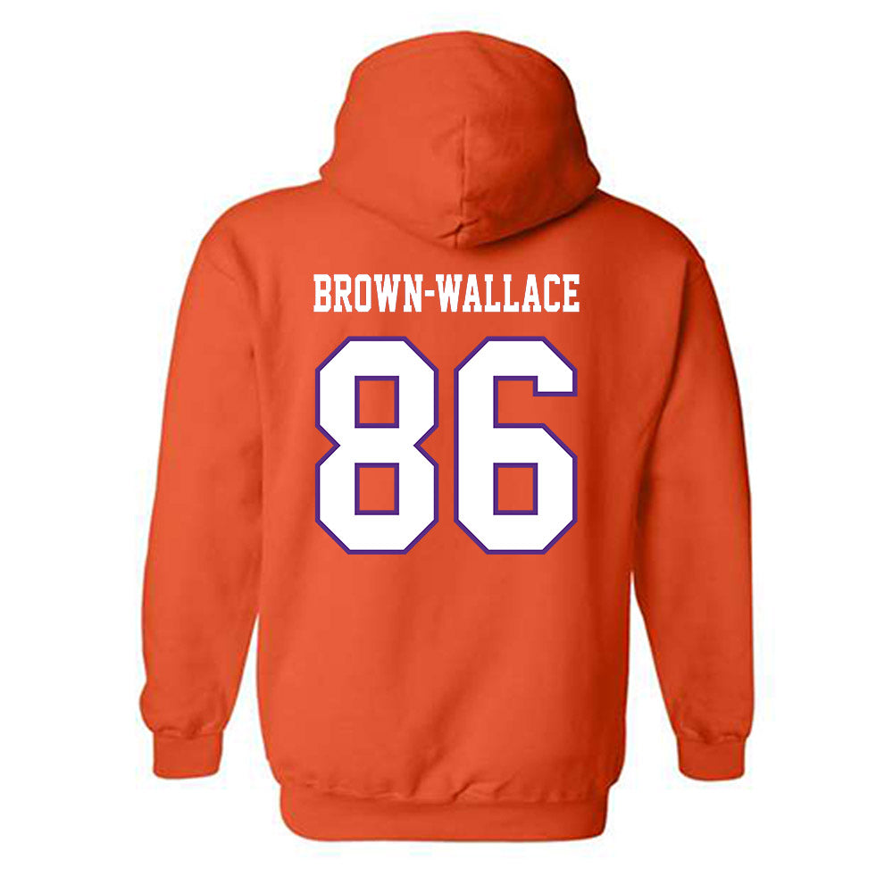 Clemson - NCAA Football : Jaylen Brown-Wallace - Replica Shersey Hooded Sweatshirt-1