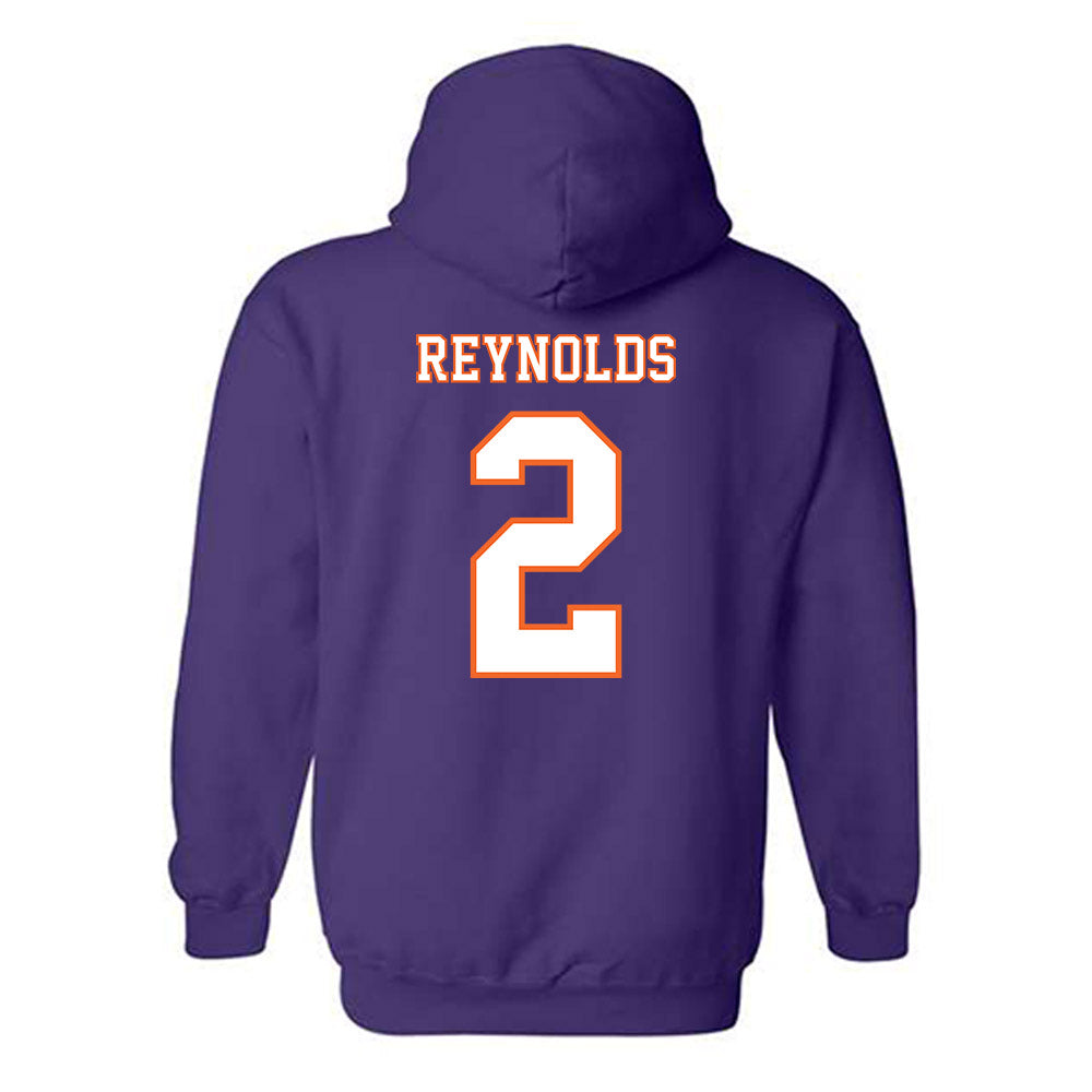 Clemson - NCAA Football : Tait Reynolds - Replica Shersey Hooded Sweatshirt-1