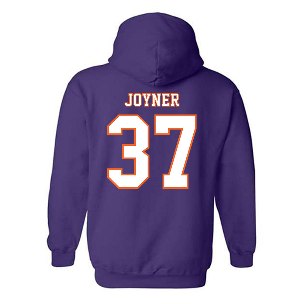 Clemson - NCAA Football : Davion Joyner - Replica Shersey Hooded Sweatshirt-1