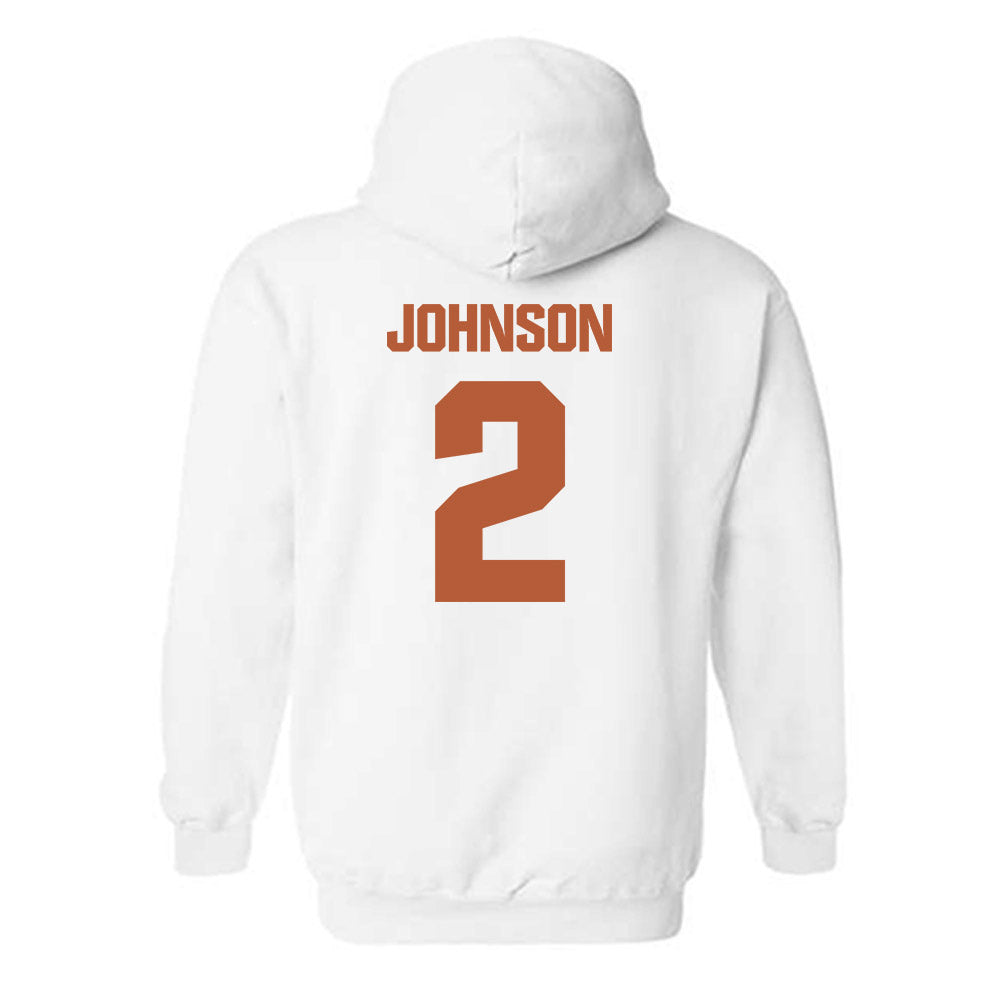 Texas - NCAA Men's Basketball : Isaiah Johnson - Hooded Sweatshirt-1