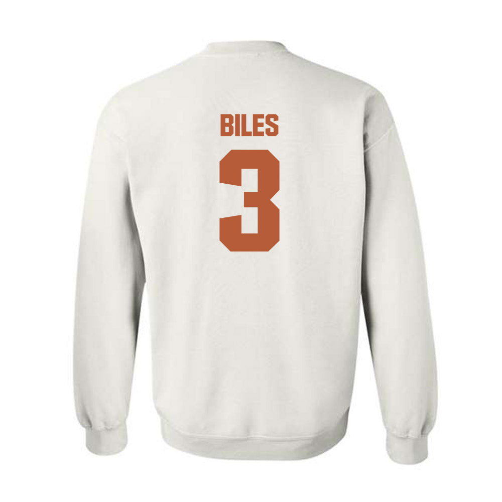 Texas - NCAA Football : Rasheem Biles - Crewneck Sweatshirt-1