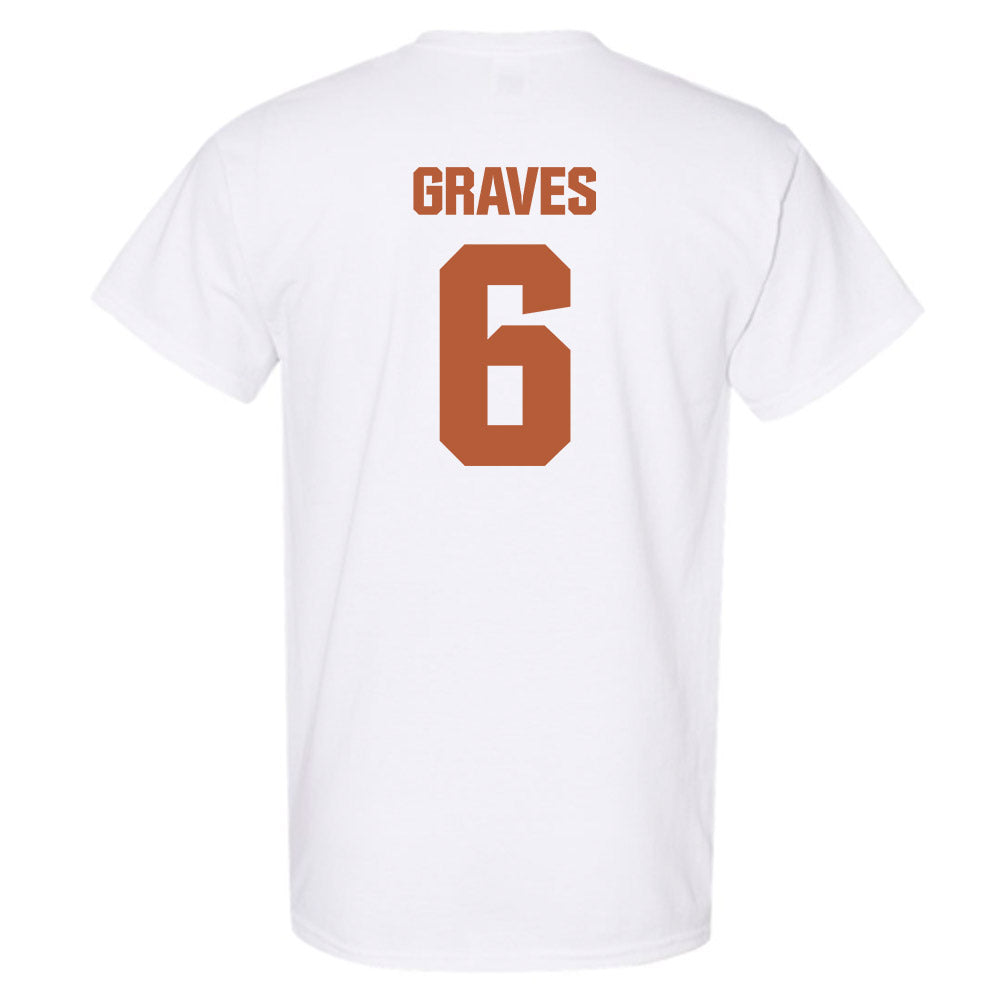 Texas - NCAA Women's Basketball : Sarah Graves - Classic Shersey T-Shirt-1