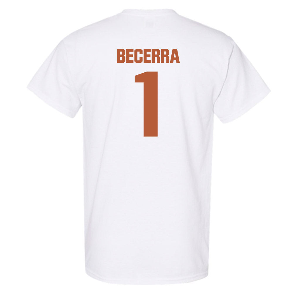 Texas - NCAA Baseball : Temo Becerra - T-Shirt-1